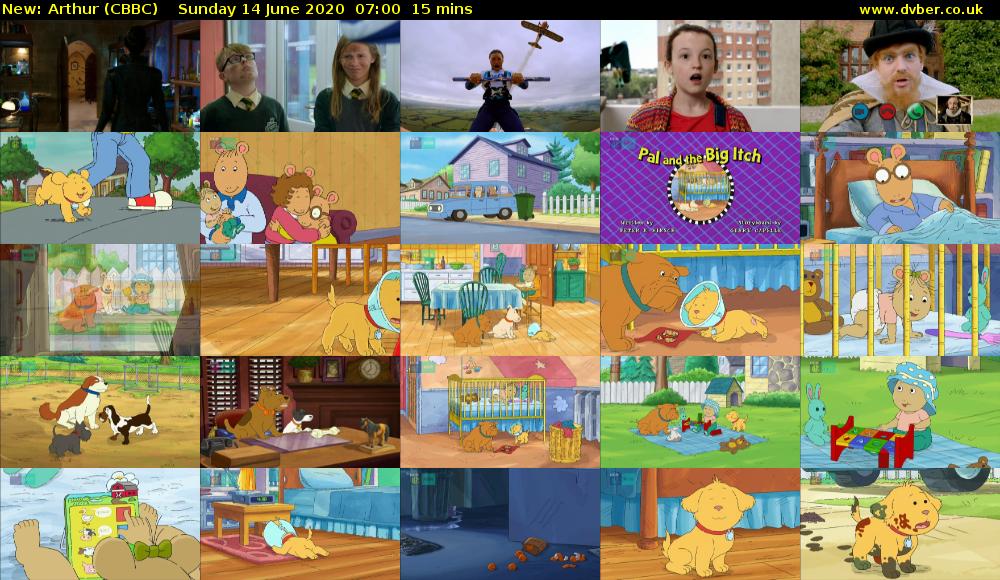 Arthur (CBBC) Sunday 14 June 2020 07:00 - 07:15