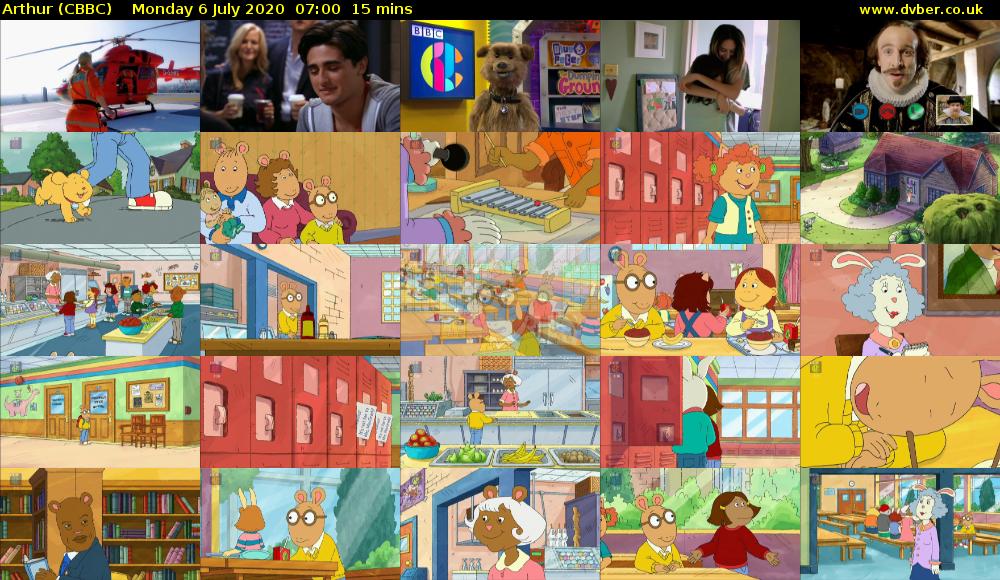 Arthur (CBBC) Monday 6 July 2020 07:00 - 07:15