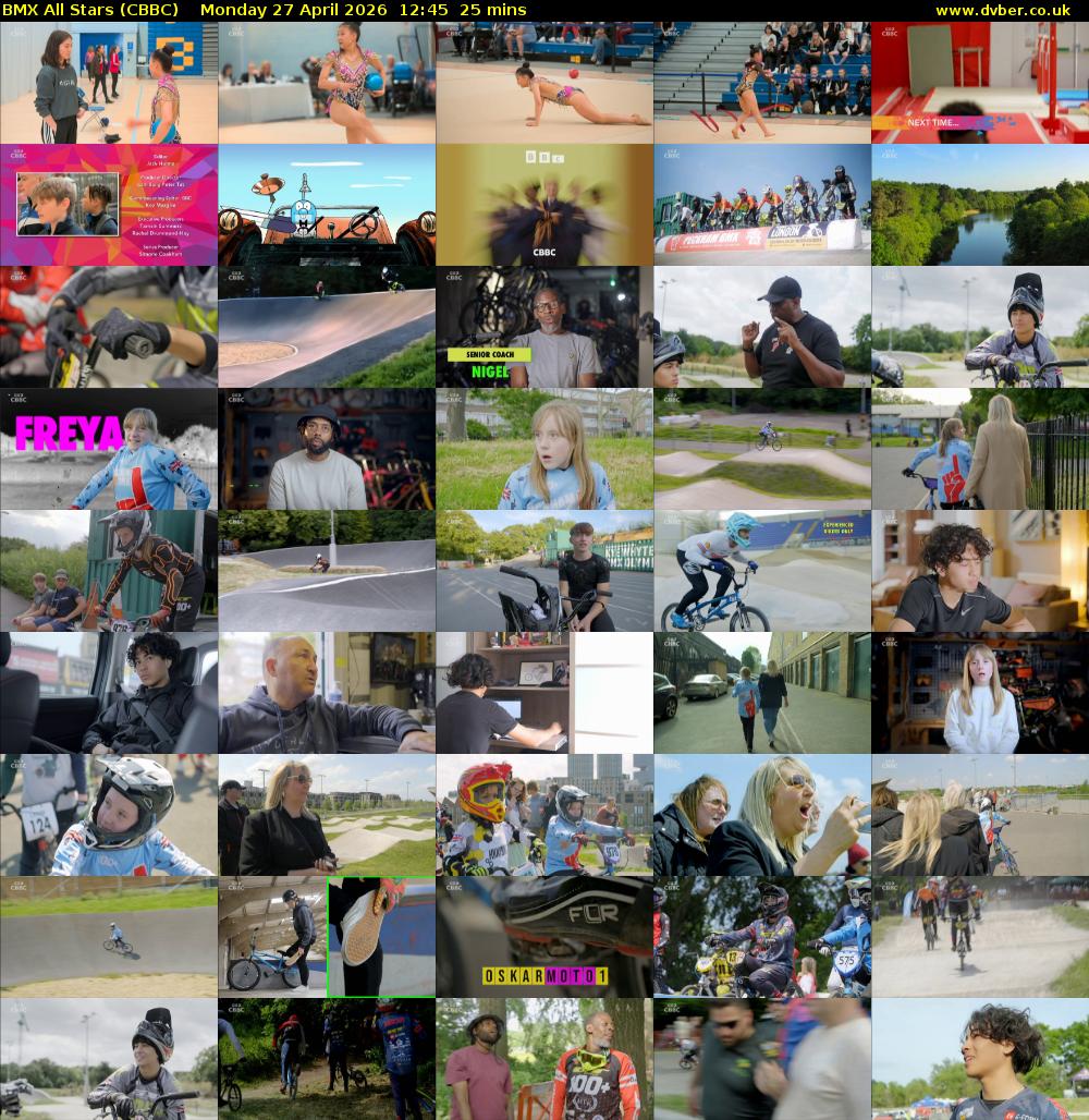 BMX All Stars (CBBC) Monday 27 April 2026 12:45 - 13:10