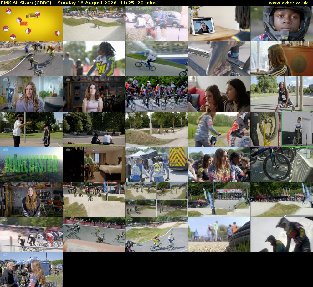 BMX All Stars (CBBC) Sunday 16 August 2026 11:25 - 11:45