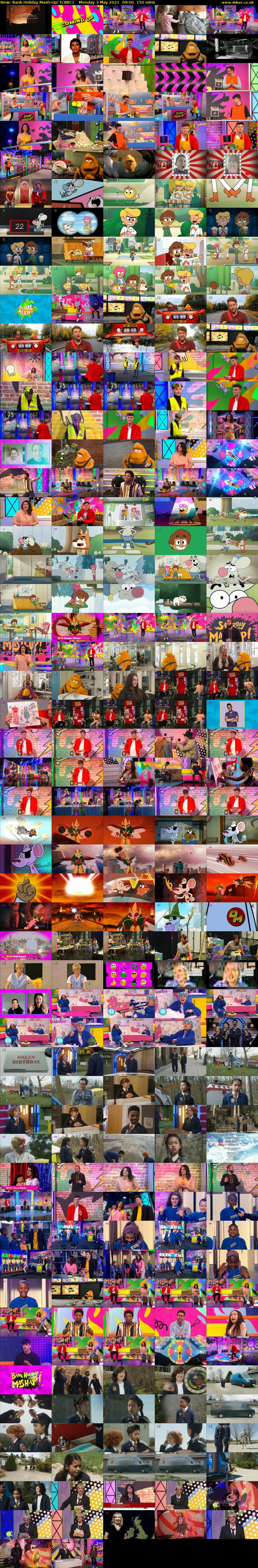 Bank Holiday Mash-Up! (CBBC) Monday 3 May 2021 09:00 - 11:30