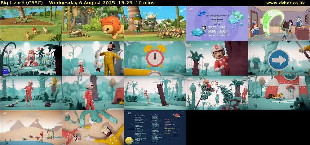 Big Lizard (CBBC) Wednesday 6 August 2025 13:25 - 13:35