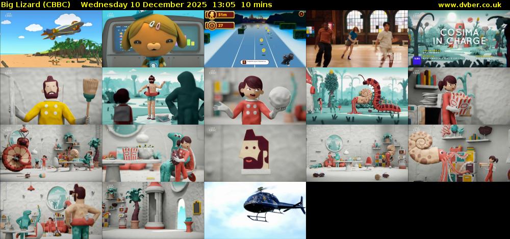 Big Lizard (CBBC) Wednesday 10 December 2025 13:05 - 13:15