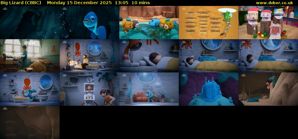 Big Lizard (CBBC) Monday 15 December 2025 13:05 - 13:15