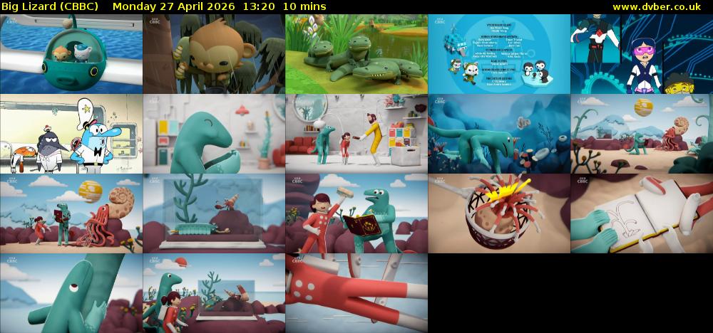 Big Lizard (CBBC) Monday 27 April 2026 13:20 - 13:30