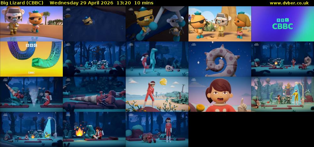 Big Lizard (CBBC) Wednesday 29 April 2026 13:20 - 13:30