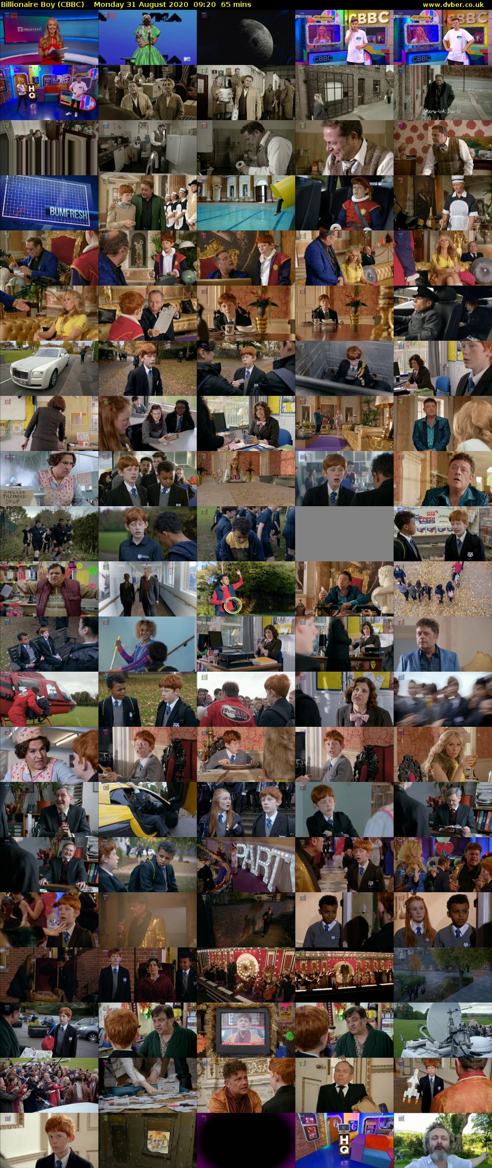 Billionaire Boy (CBBC) Monday 31 August 2020 09:20 - 10:25