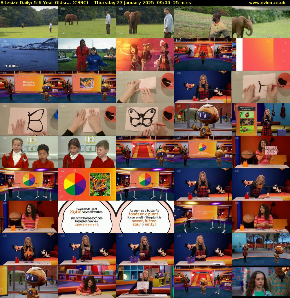 Bitesize Daily: 5-6 Year Olds:... (CBBC) Thursday 23 January 2025 09:00 - 09:25