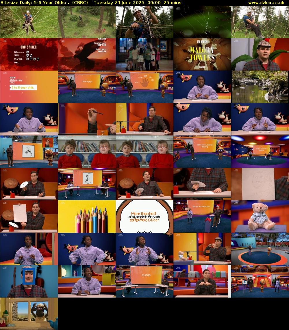 Bitesize Daily: 5-6 Year Olds:... (CBBC) Tuesday 24 June 2025 09:00 - 09:25