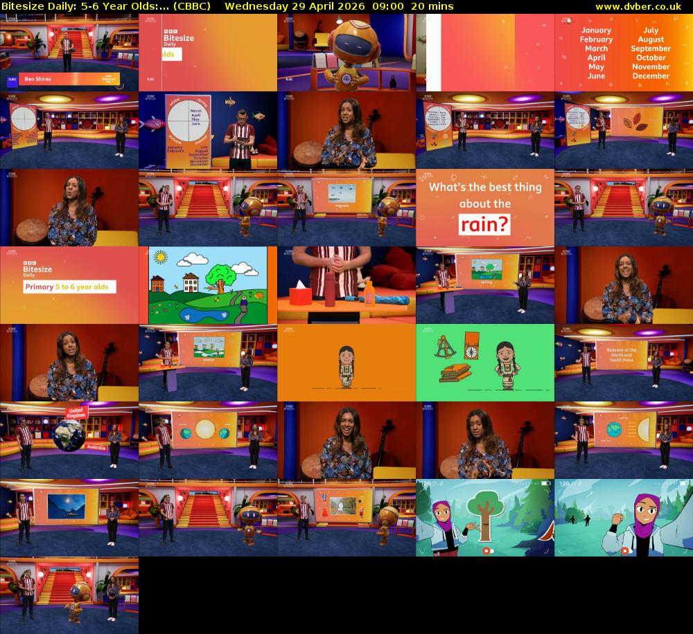 Bitesize Daily: 5-6 Year Olds:... (CBBC) Wednesday 29 April 2026 09:00 - 09:20