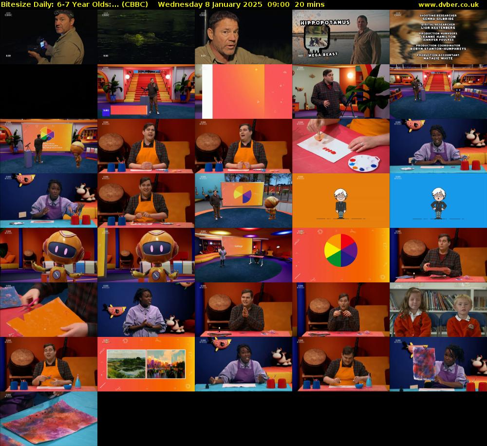 Bitesize Daily: 6-7 Year Olds:... (CBBC) Wednesday 8 January 2025 09:00 - 09:20