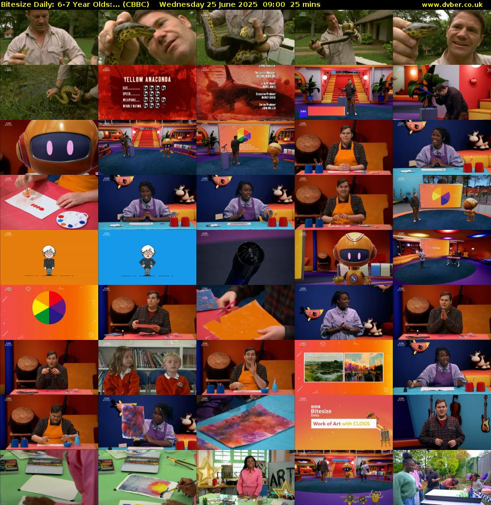 Bitesize Daily: 6-7 Year Olds:... (CBBC) Wednesday 25 June 2025 09:00 - 09:25