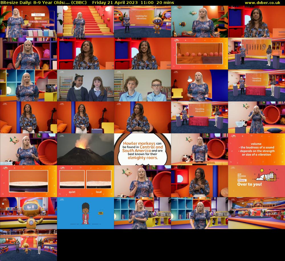 Bitesize Daily: 8-9 Year Olds:... (CBBC) Friday 21 April 2023 11:00 - 11:20