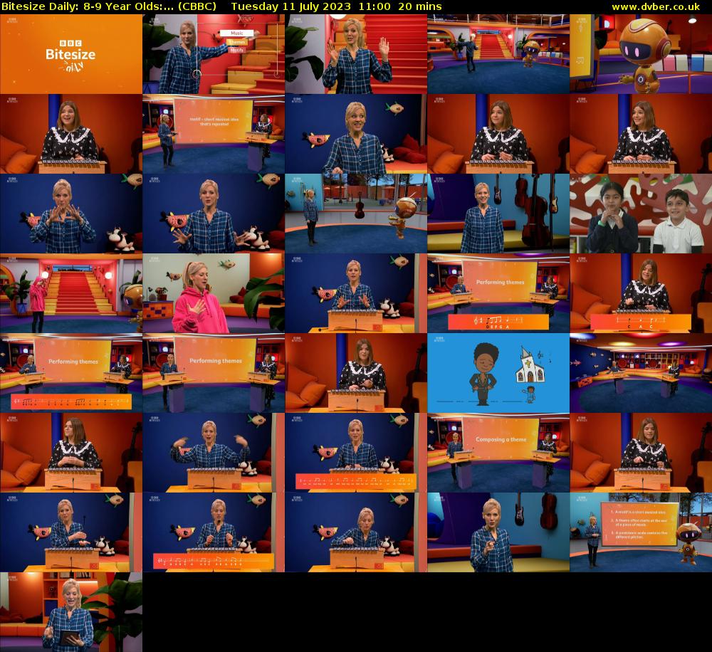 Bitesize Daily: 8-9 Year Olds:... (CBBC) Tuesday 11 July 2023 11:00 - 11:20