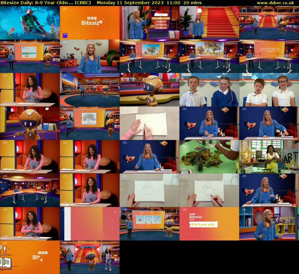 Bitesize Daily: 8-9 Year Olds:... (CBBC) Monday 11 September 2023 11:00 - 11:20