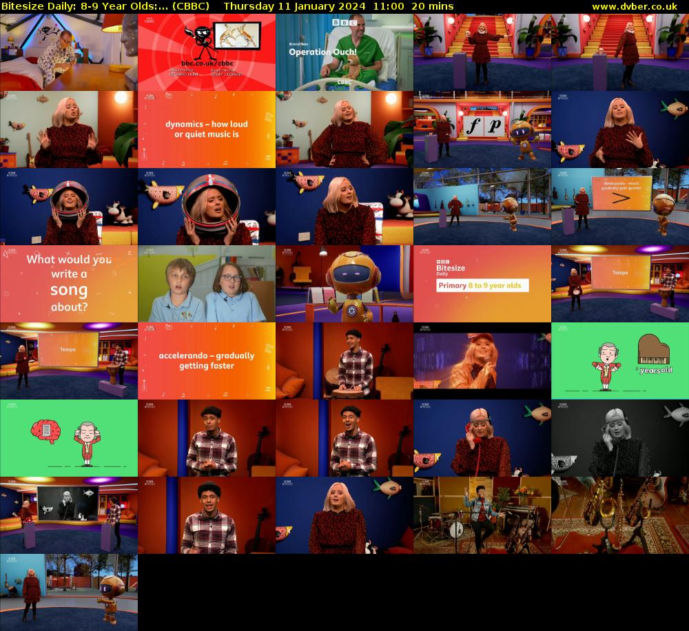 Bitesize Daily: 8-9 Year Olds:... (CBBC) Thursday 11 January 2024 11:00 - 11:20