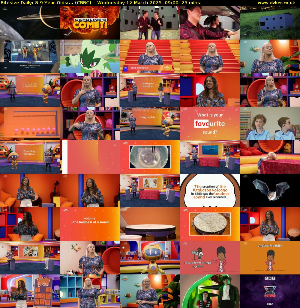 Bitesize Daily: 8-9 Year Olds:... (CBBC) Wednesday 12 March 2025 09:00 - 09:25