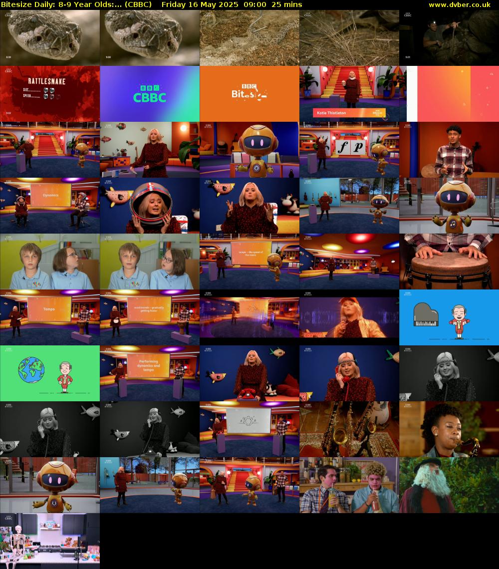 Bitesize Daily: 8-9 Year Olds:... (CBBC) Friday 16 May 2025 09:00 - 09:25