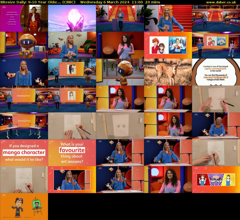 Bitesize Daily: 9-10 Year Olds:... (CBBC) Wednesday 6 March 2024 11:00 - 11:20