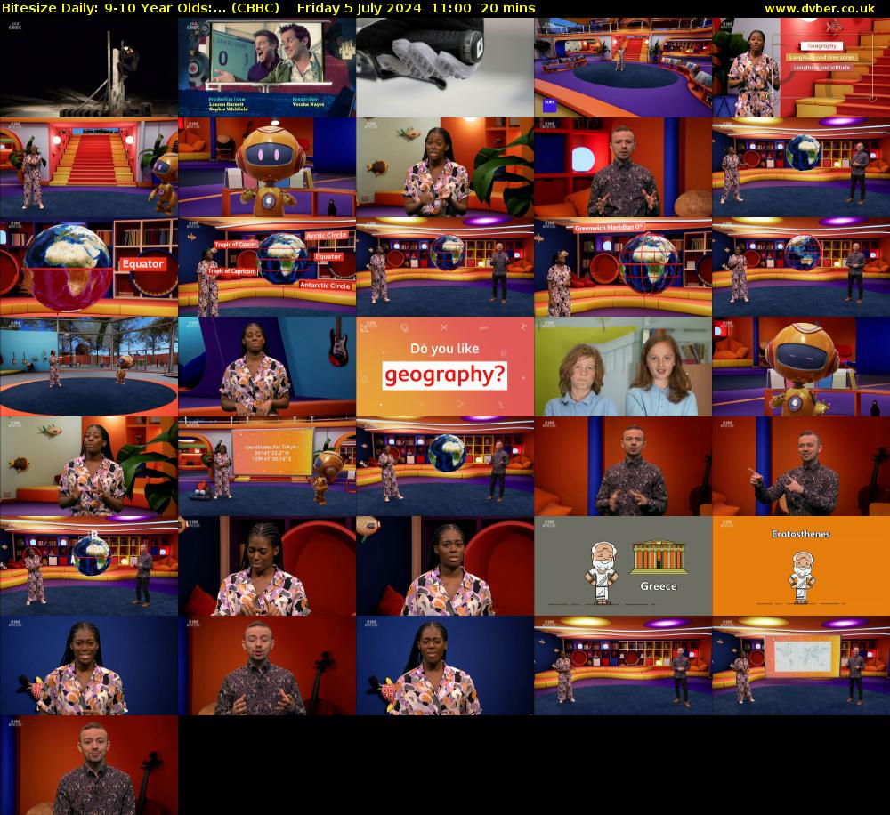 Bitesize Daily: 9-10 Year Olds:... (CBBC) Friday 5 July 2024 11:00 - 11:20