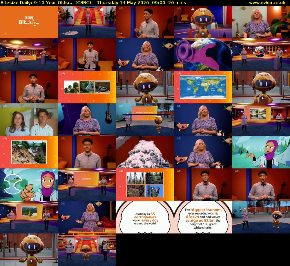 Bitesize Daily: 9-10 Year Olds:... (CBBC) Thursday 14 May 2026 09:00 - 09:20