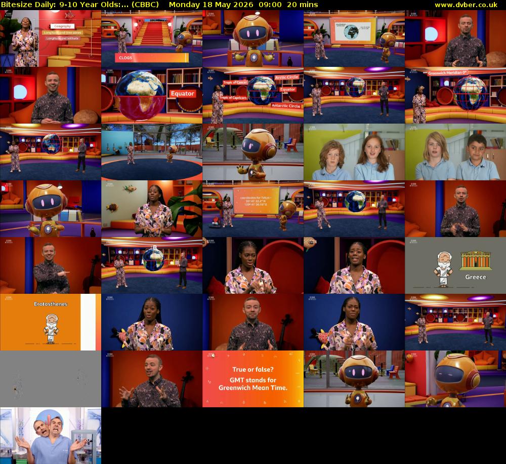 Bitesize Daily: 9-10 Year Olds:... (CBBC) Monday 18 May 2026 09:00 - 09:20