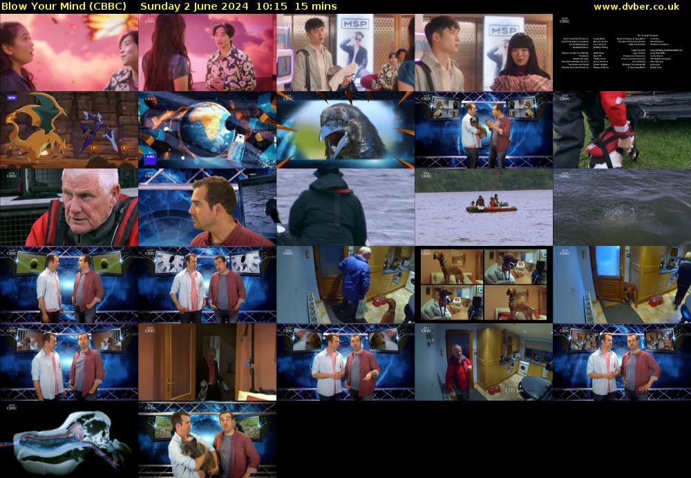 Blow Your Mind (CBBC) Sunday 2 June 2024 10:15 - 10:30