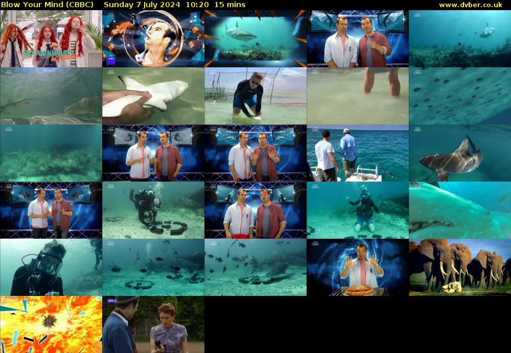 Blow Your Mind (CBBC) Sunday 7 July 2024 10:20 - 10:35