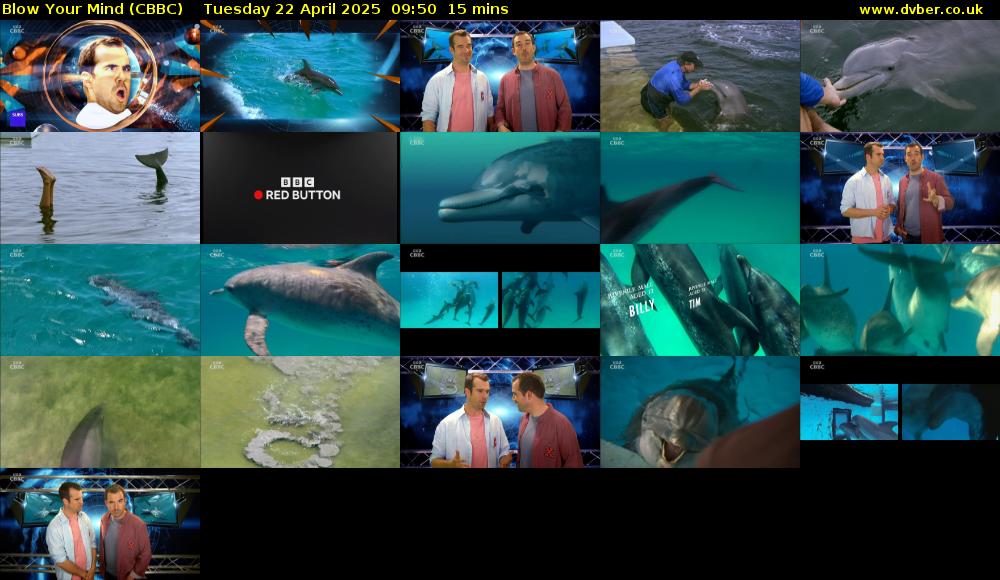 Blow Your Mind (CBBC) Tuesday 22 April 2025 09:50 - 10:05