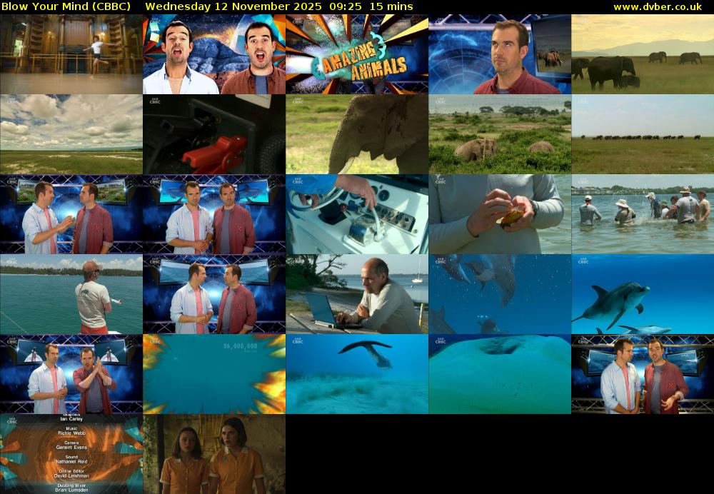 Blow Your Mind (CBBC) Wednesday 12 November 2025 09:25 - 09:40