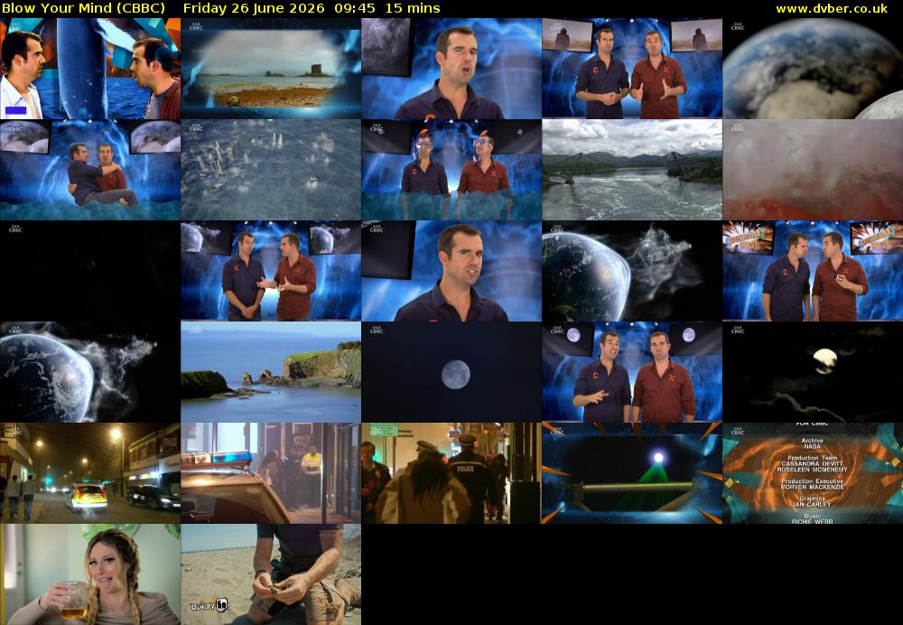 Blow Your Mind (CBBC) Friday 26 June 2026 09:45 - 10:00