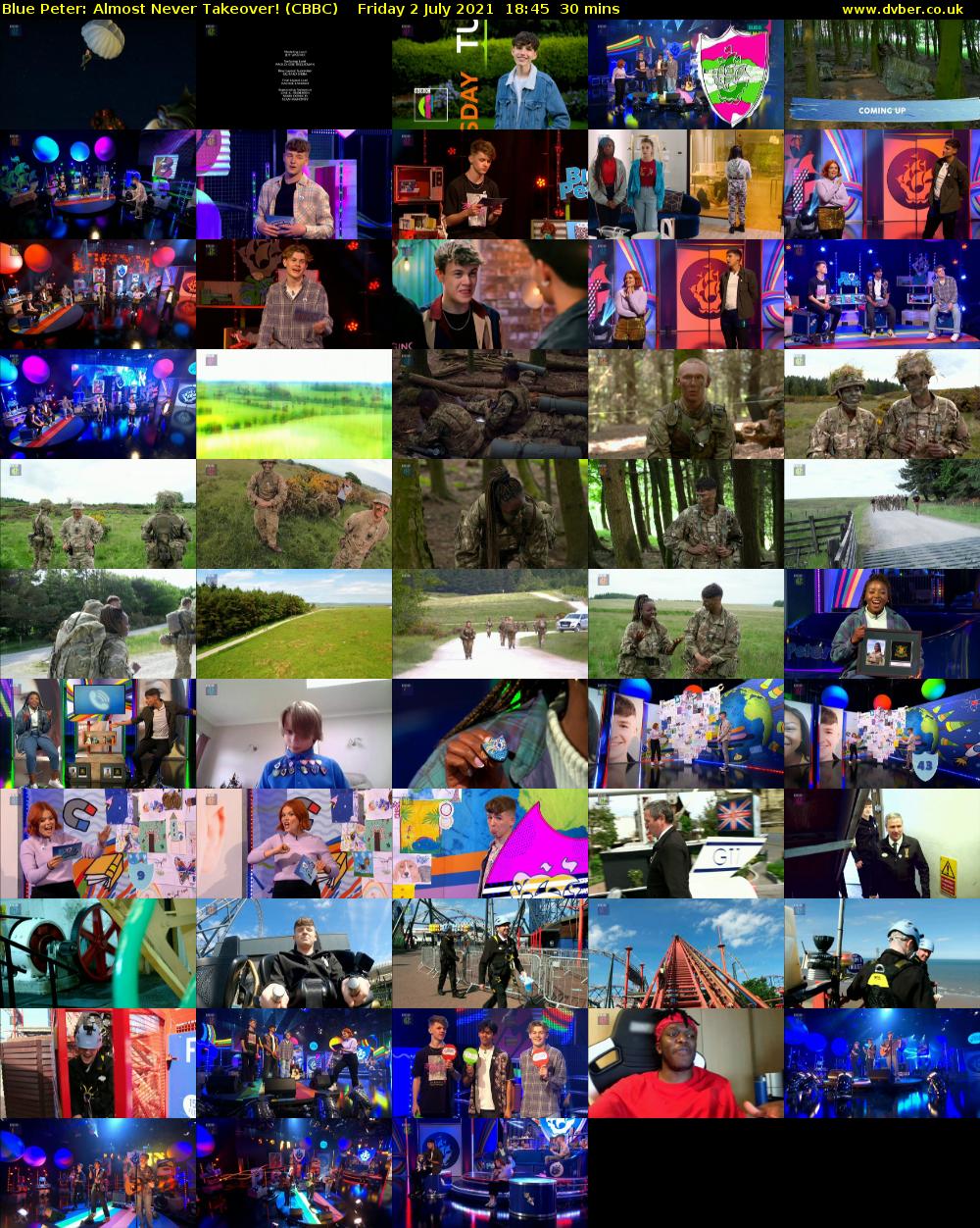 Blue Peter: Almost Never Takeover! (CBBC) Friday 2 July 2021 18:45 - 19:15