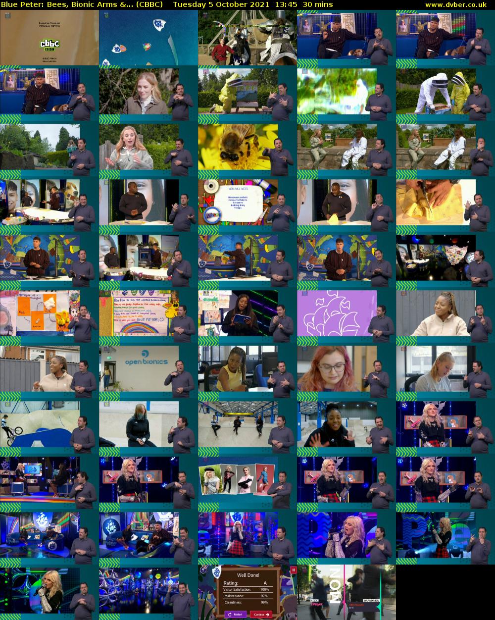 Blue Peter: Bees, Bionic Arms &... (CBBC) Tuesday 5 October 2021 13:45 - 14:15