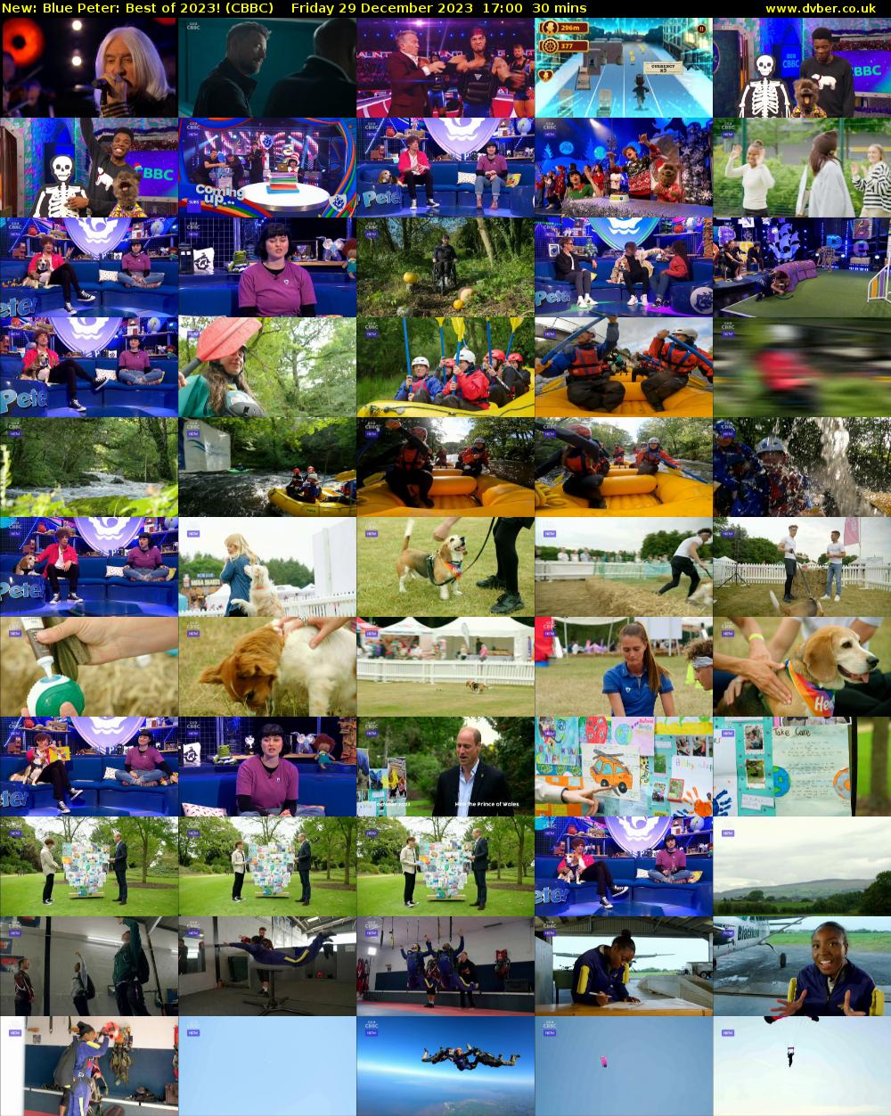 Blue Peter: Best of 2023! (CBBC) Friday 29 December 2023 17:00 - 17:30