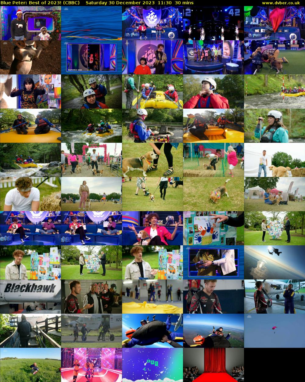 Blue Peter: Best of 2023! (CBBC) Saturday 30 December 2023 11:30 - 12:00