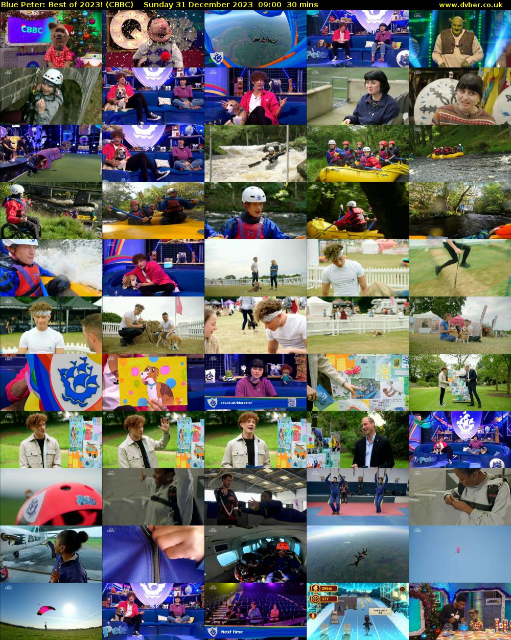 Blue Peter: Best of 2023! (CBBC) Sunday 31 December 2023 09:00 - 09:30