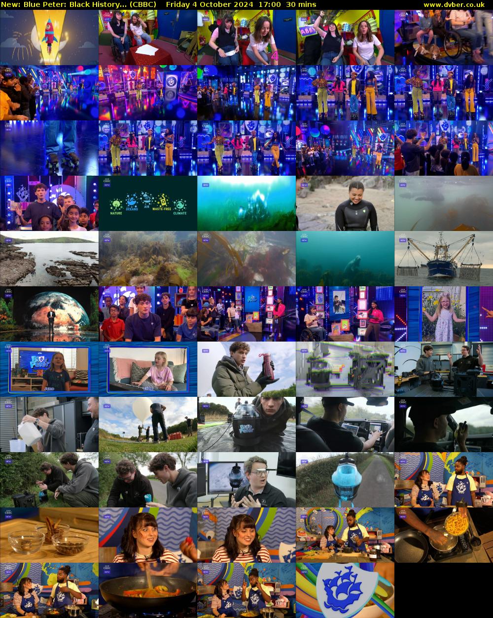Blue Peter: Black History... (CBBC) Friday 4 October 2024 17:00 - 17:30