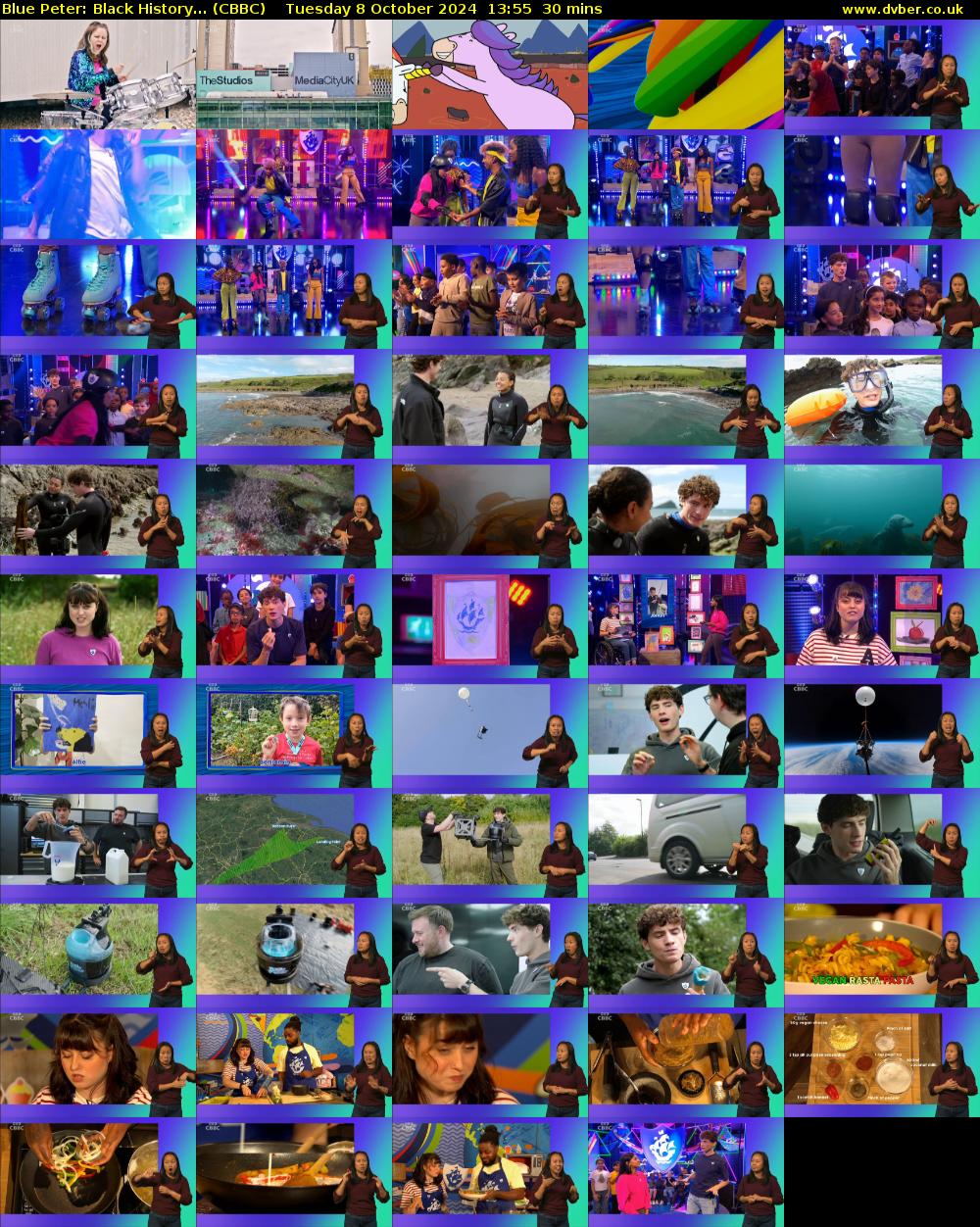 Blue Peter: Black History... (CBBC) Tuesday 8 October 2024 13:55 - 14:25