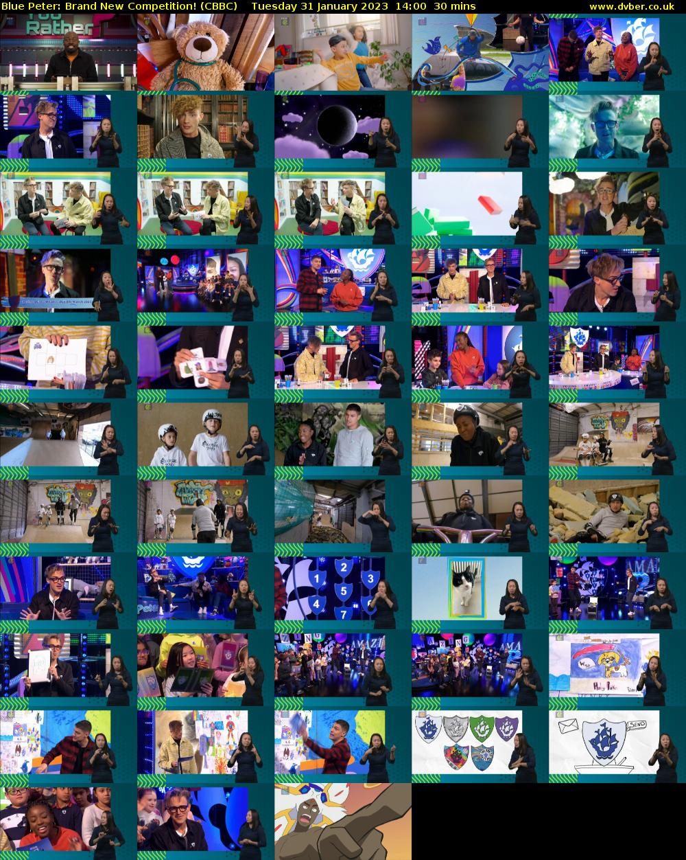 Blue Peter: Brand New Competition! (CBBC) Tuesday 31 January 2023 14:00 - 14:30