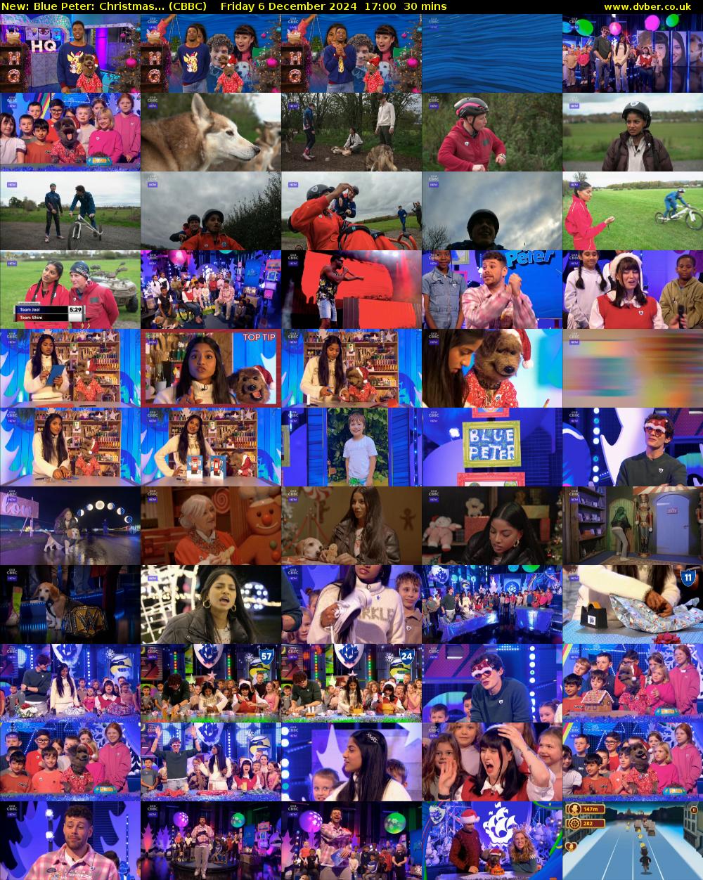 Blue Peter: Christmas... (CBBC) Friday 6 December 2024 17:00 - 17:30