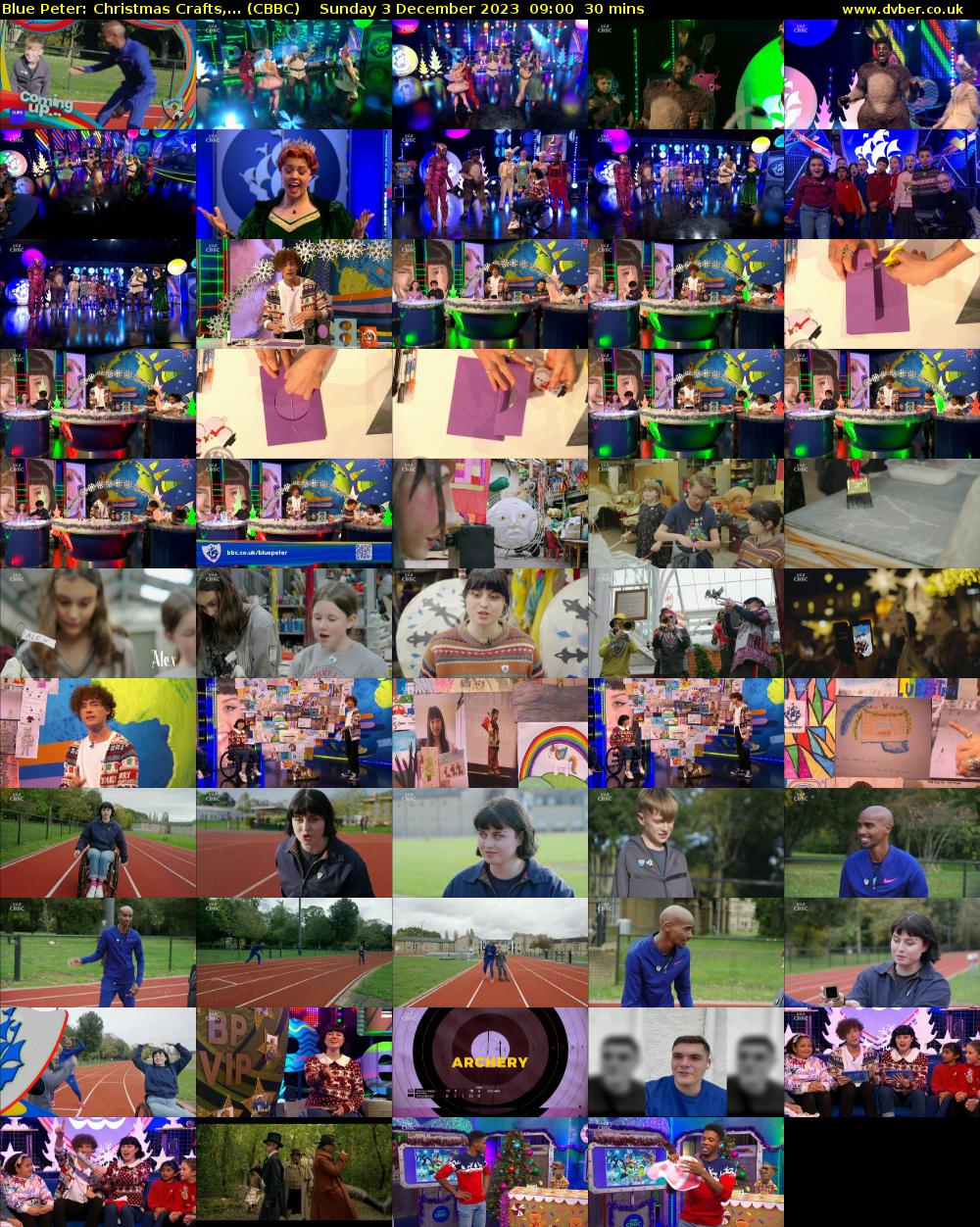 Blue Peter: Christmas Crafts,... (CBBC) Sunday 3 December 2023 09:00 - 09:30