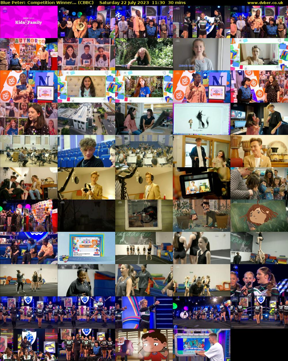 Blue Peter: Competition Winner... (CBBC) Saturday 22 July 2023 11:30 - 12:00