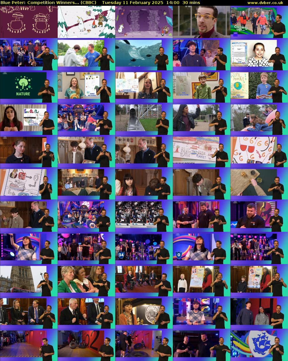 Blue Peter: Competition Winners... (CBBC) Tuesday 11 February 2025 14:00 - 14:30