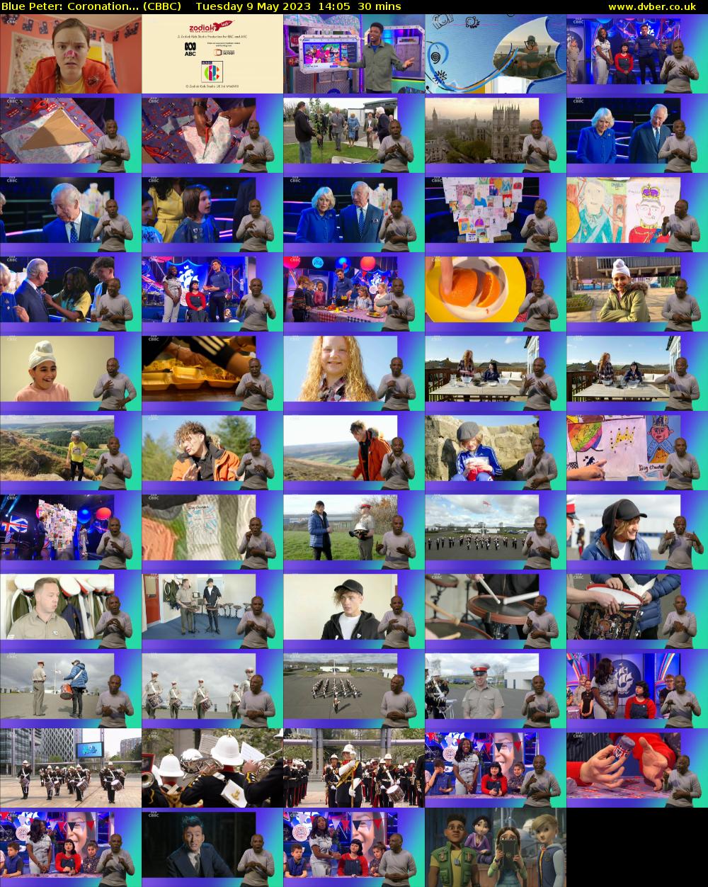 Blue Peter: Coronation... (CBBC) Tuesday 9 May 2023 14:05 - 14:35