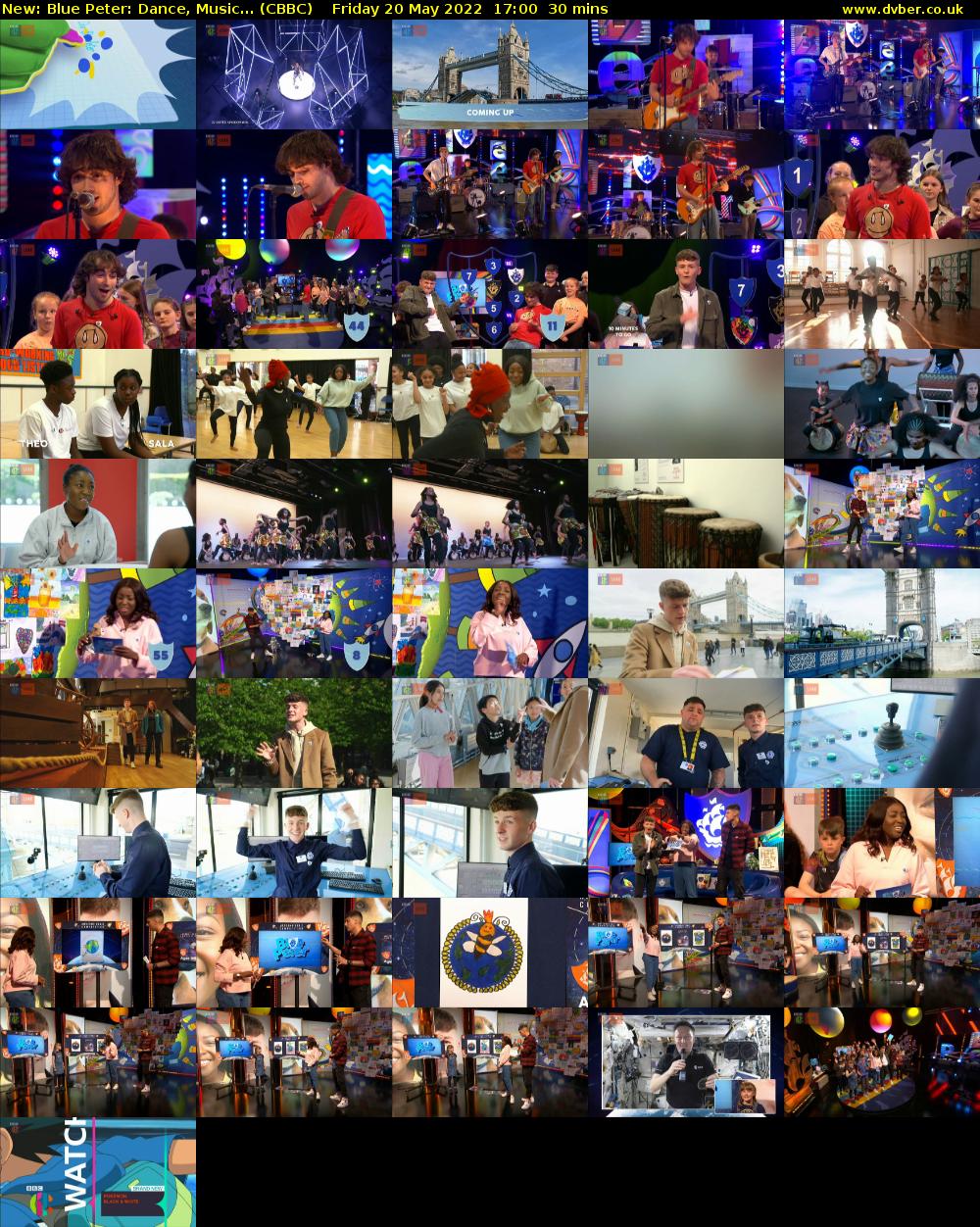 Blue Peter: Dance, Music... (CBBC) Friday 20 May 2022 17:00 - 17:30