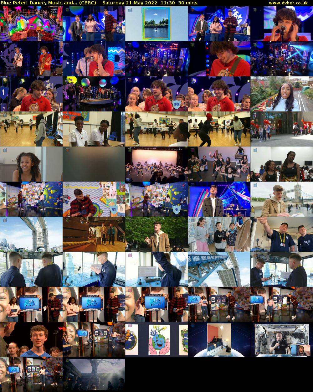 Blue Peter: Dance, Music and... (CBBC) Saturday 21 May 2022 11:30 - 12:00
