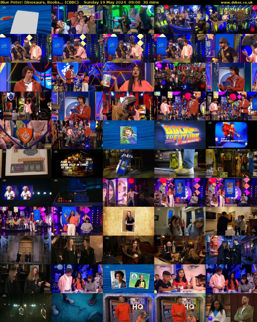 Blue Peter: Dinosaurs, Books... (CBBC) Sunday 19 May 2024 09:00 - 09:30