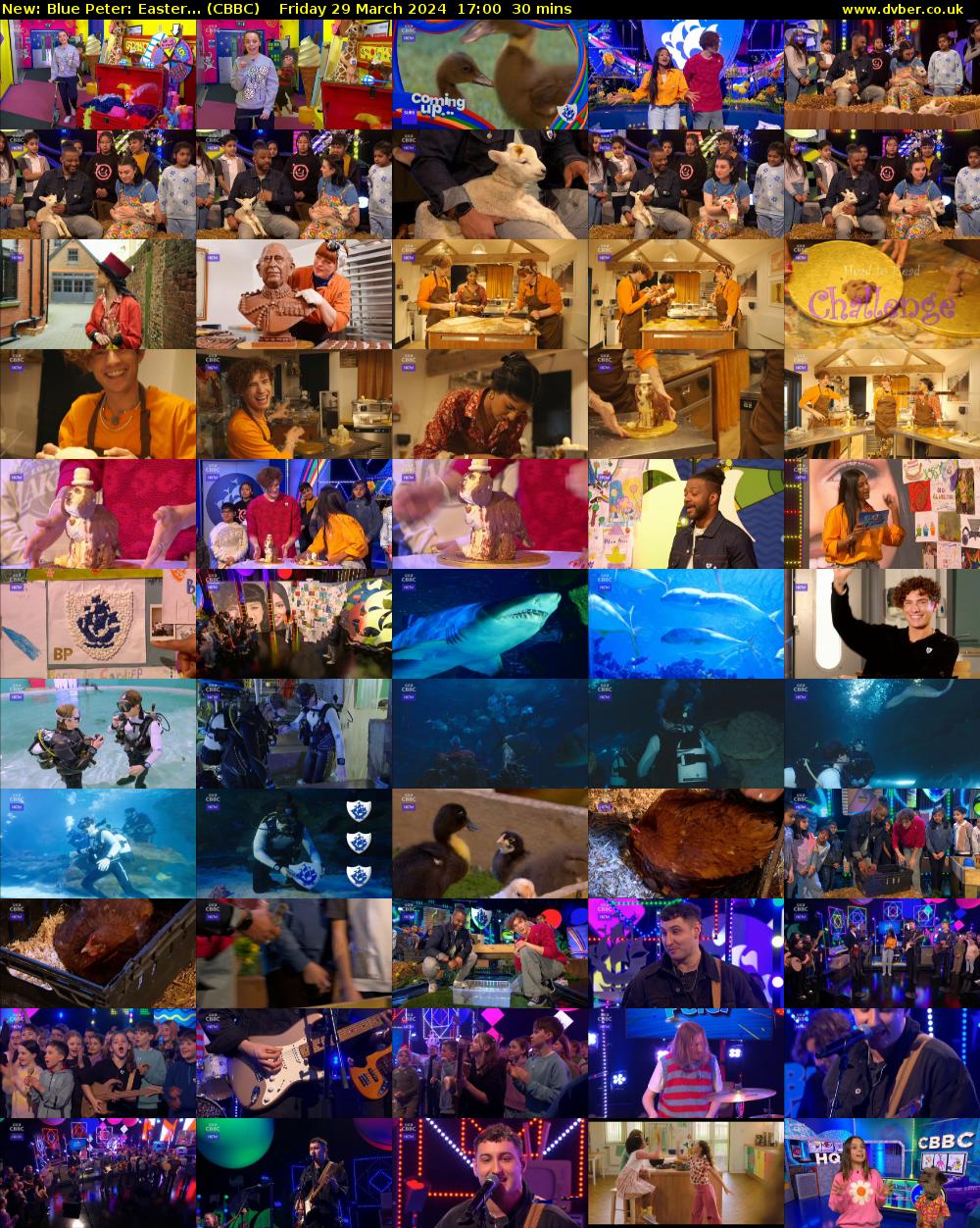 Blue Peter: Easter... (CBBC) Friday 29 March 2024 17:00 - 17:30