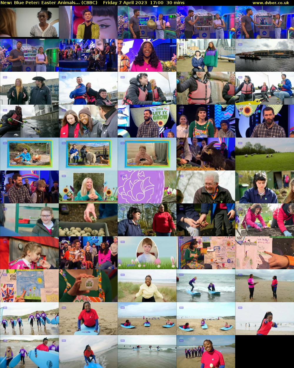 Blue Peter: Easter Animals... (CBBC) Friday 7 April 2023 17:00 - 17:30