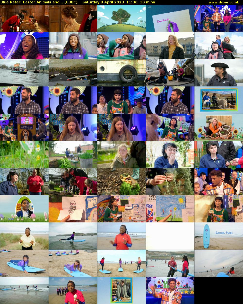 Blue Peter: Easter Animals and... (CBBC) Saturday 8 April 2023 11:30 - 12:00